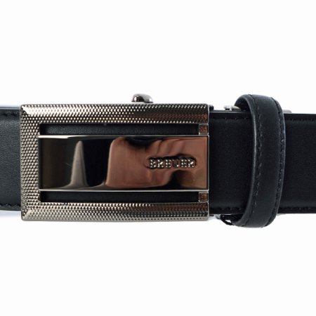 브로이어 블루 자동 벨트 블랙