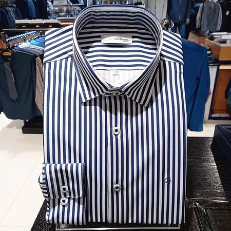 착용감 편안한 폴리스판 스트라이프셔츠