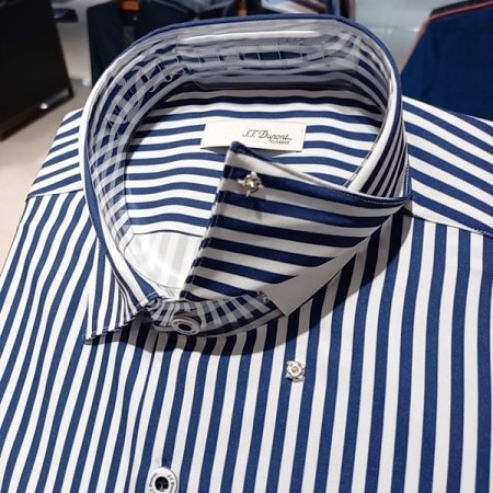 착용감 편안한 폴리스판 스트라이프셔츠