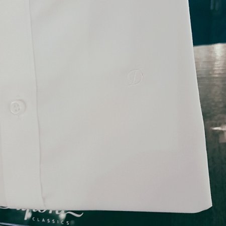 면 혼방 샤틴 긴소매 슬림핏셔츠