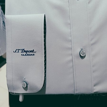 기본 컴포터블 라인 그레이 셔츠