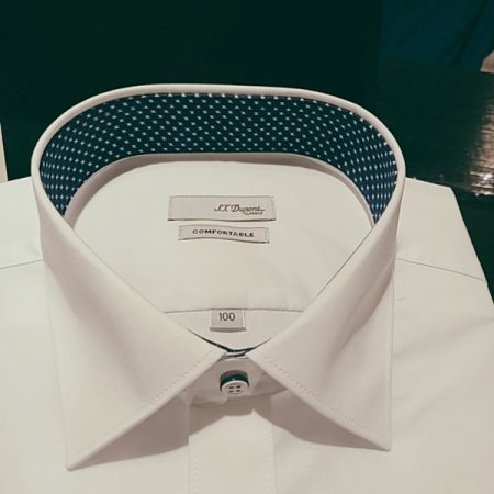 컴포터블 라인 기본 화이트 셔츠