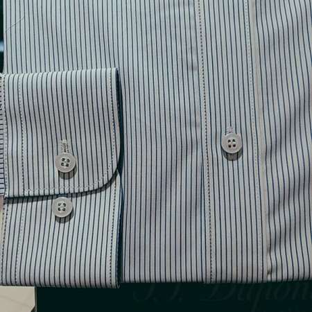 핀 스트라이프 컴포터블 라인 셔츠