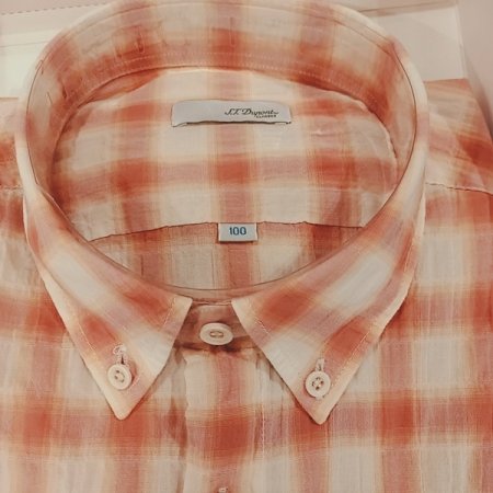 체크 보일 면써커 남방 셔츠