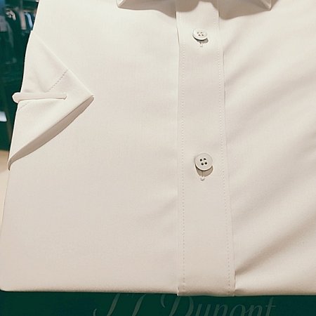 화이트 기본 컴포터블 라인 셔츠