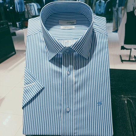 런던 스트라이프 슬림핏 셔츠