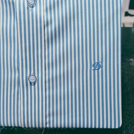 런던 스트라이프 슬림핏 셔츠