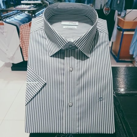 런던 스트라이프 그레이 셔츠