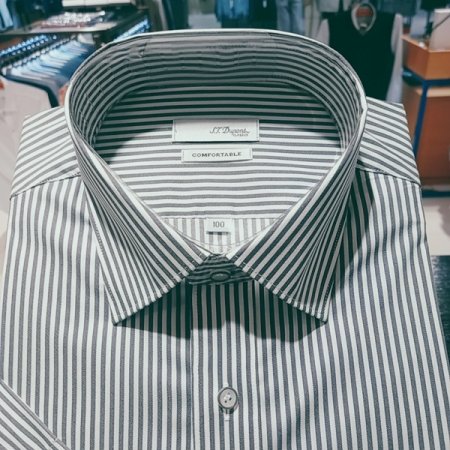 런던 스트라이프 그레이 셔츠