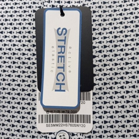 물고기 모티브 올오버 프린트 셔츠