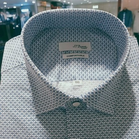 파라솔 모티브 올오버 프린트 셔츠