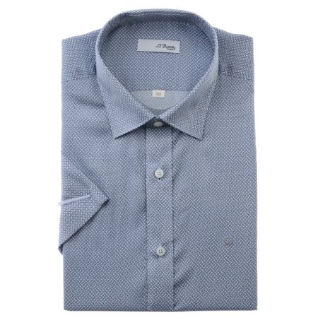 기하학적인 도형모티브의 올오버 셔츠