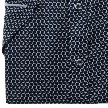 꽃게 모티브를 프린트한 뉴화이트셔츠