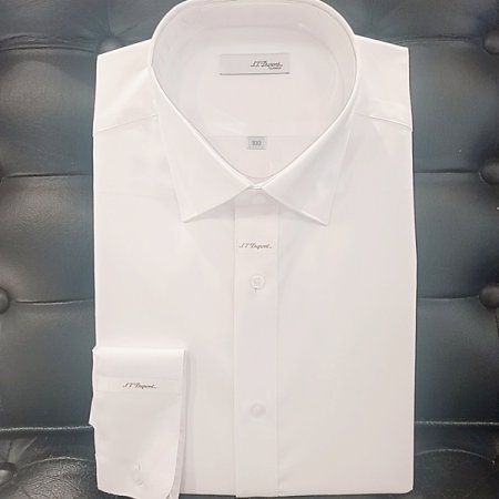 고급스런 화이트 슬림핏 셔츠