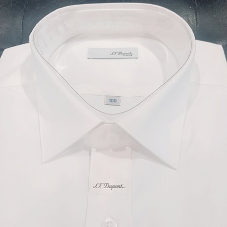 고급스런 화이트 슬림핏 셔츠