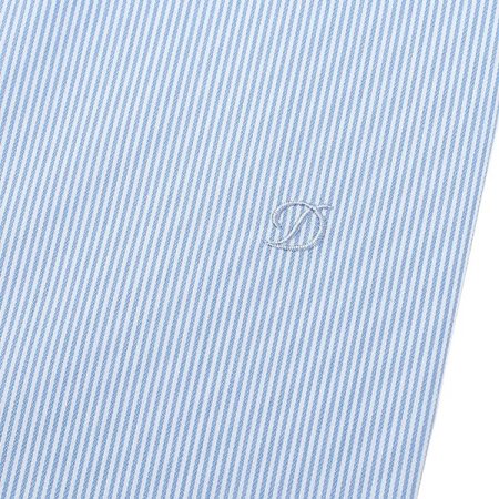 착용감이 편한 블루 일반핏 셔츠