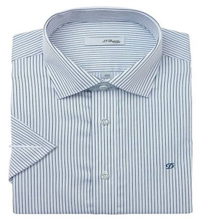 스트레치 스트라이프 소재 셔츠