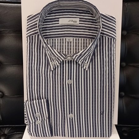 써커 프린트 패턴의 캐주얼 남방셔츠