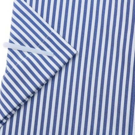 블루 스트라이프 반팔 셔츠