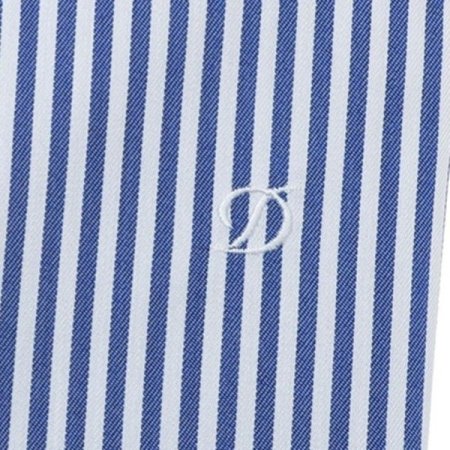 블루 스트라이프 반팔 셔츠