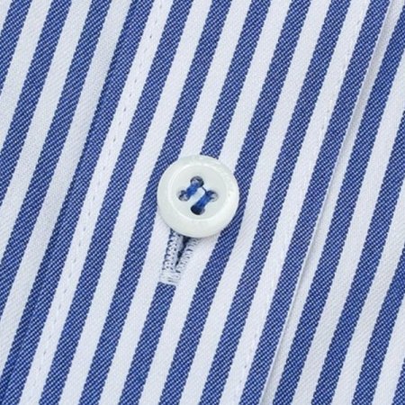 블루 스트라이프 반팔 셔츠