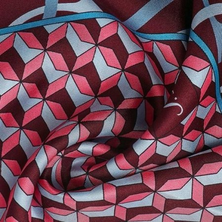 듀퐁 남성 실크넥카프 와인