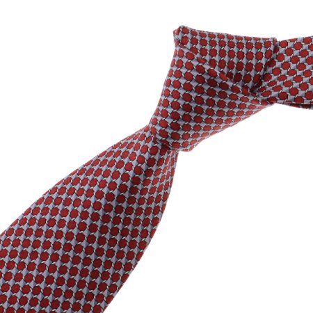 듀퐁 실크 나염 레드 넥타이