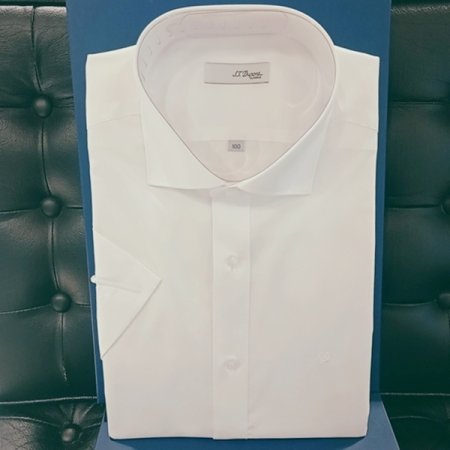 카라 뒷고대 듀퐁만의 삼색 자수셔츠