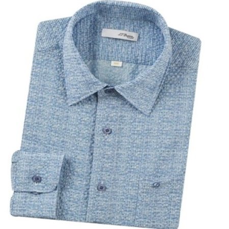 여름용 써커 미니멀한 체크 프린트셔츠