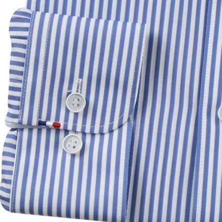 런던스트라이프 모티브를 프린팅한 셔츠