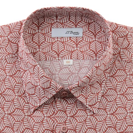 올오버 프린팅된 캐주얼한 일반핏 셔츠