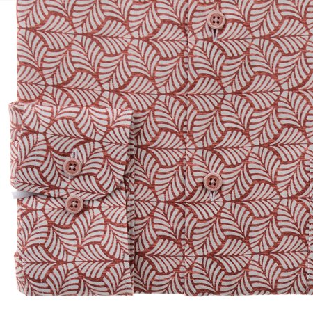 올오버 프린팅된 캐주얼한 일반핏 셔츠