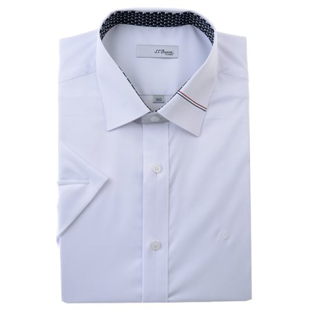 25년SS 화이트 반팔 슬림핏셔츠