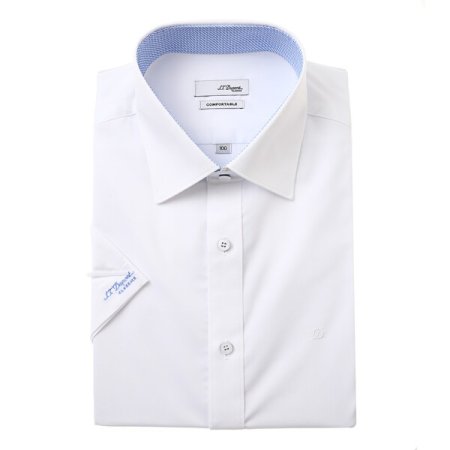 25년SS 화이트 슬림핏 반소매셔츠