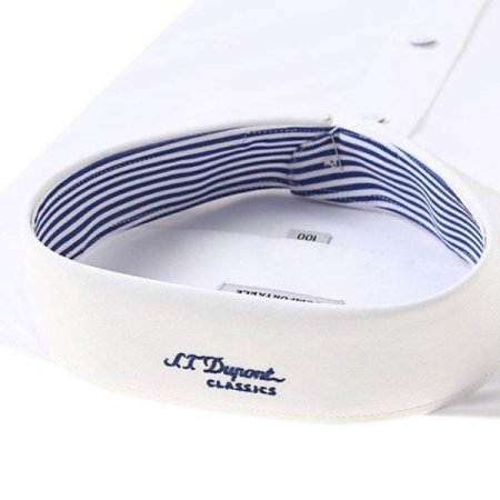 화이트 슬림핏 반소매셔츠