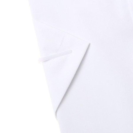 화이트 슬림핏 반소매셔츠