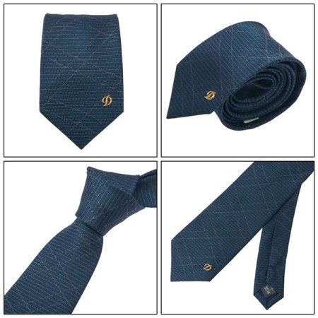 캐주얼한라인이 돋보이는 슬림 체크타이