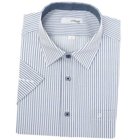 여름용 소재인 네이비 폴리써커 셔츠