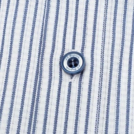 여름용 소재인 네이비 폴리써커 셔츠