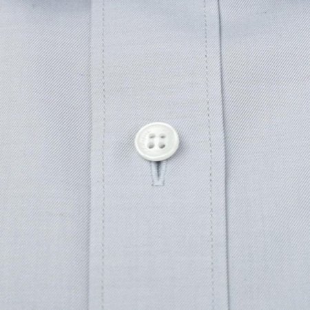 면 폴리에스터 혼방 화이트슬림핏셔츠
