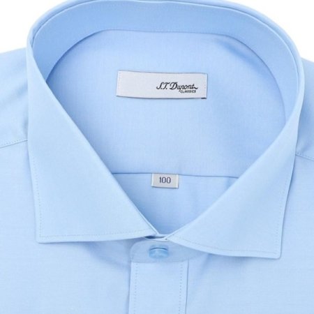 카라 뒷고대 듀퐁만의 삼색 자수셔츠