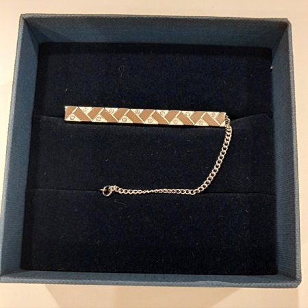 브로이어 블루 넥타이핀