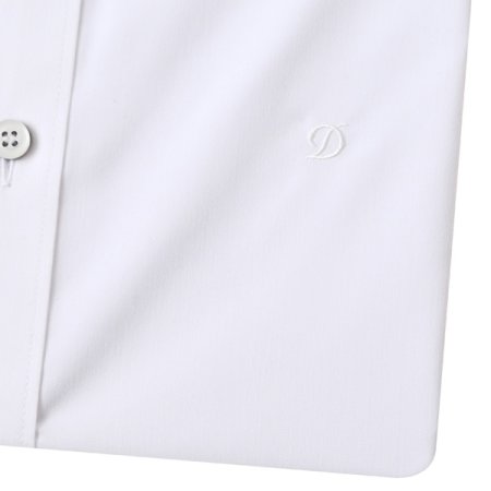 스트레치 화이트 일반핏 셔츠