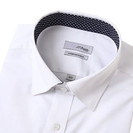 스트레치 소재 화이트 슬림핏 셔츠
