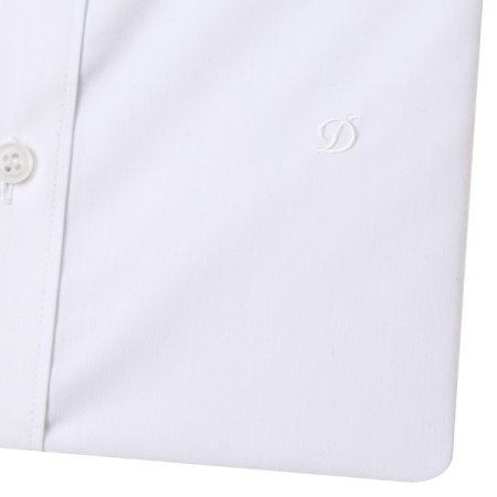 스트레치 소재 화이트 슬림핏 셔츠