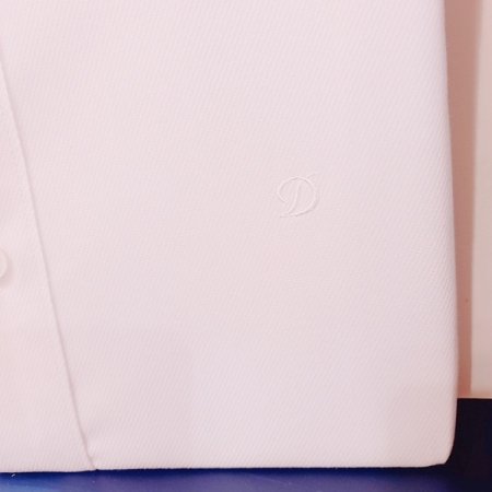 헤비한 트윌골감의 화이트 셔츠