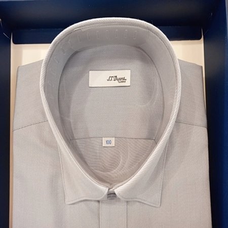 헤비한 트윌골감의 그레이 셔츠