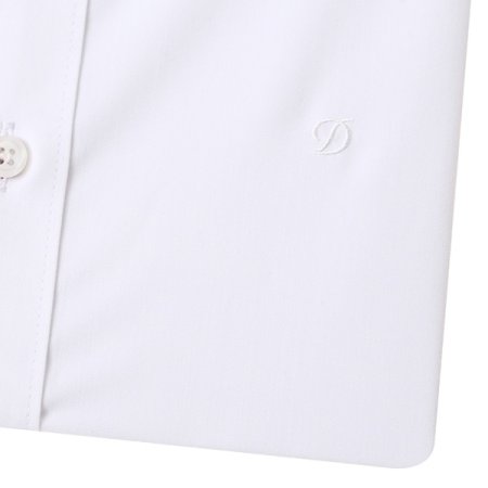 스트레치소재 화이트 슬림 셔츠