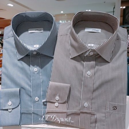 비즈니스 라인 스트라이프 셔츠