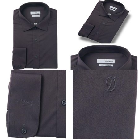 스트레치 소재 딥그레이 셔츠